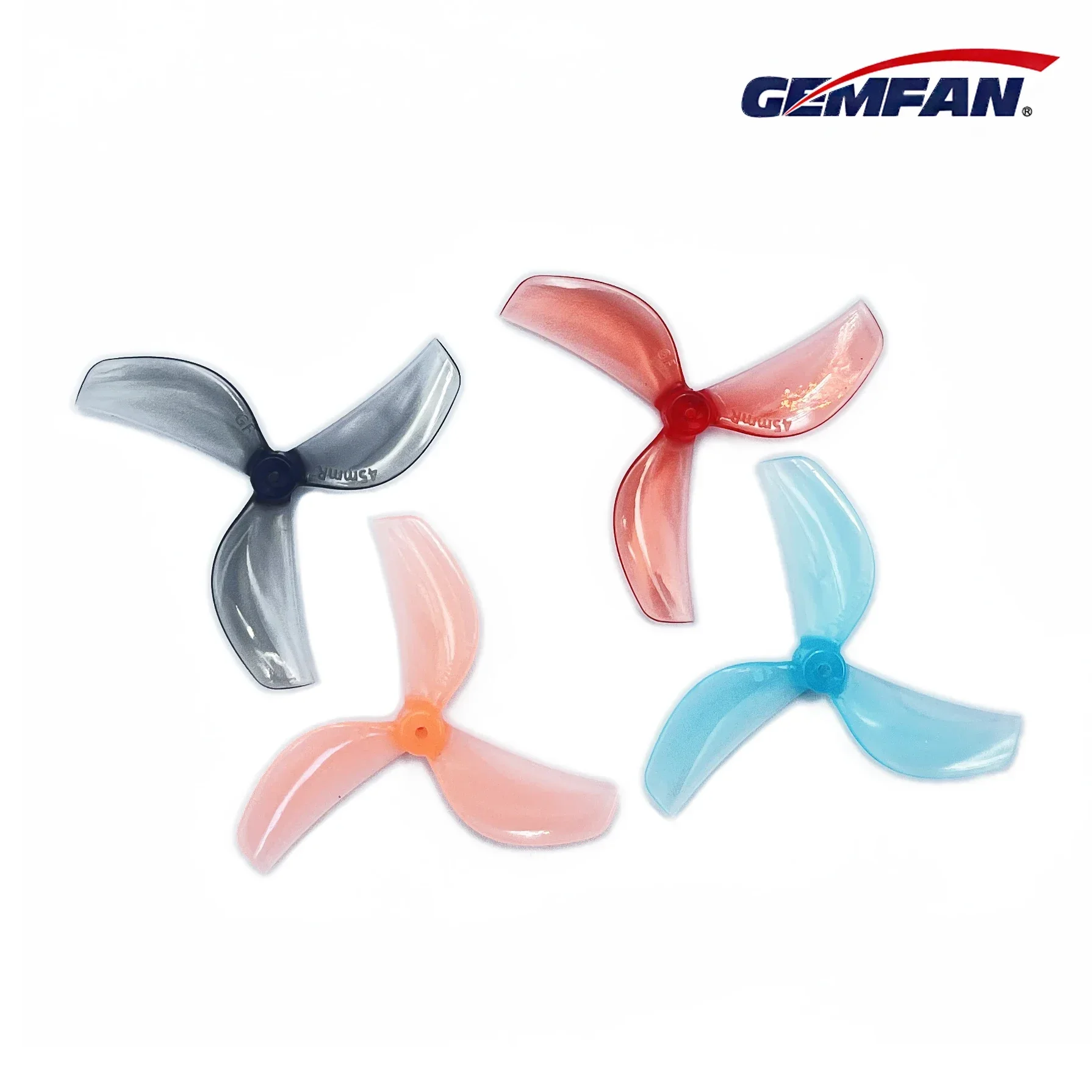 8PCS Gemfan 45mm 3-Blade 2-Blade PC Propeller T-Mount 1mm 1.5mm 0805 Motor For RC FPV Racing Freestyle Tinywhoop Drones Props