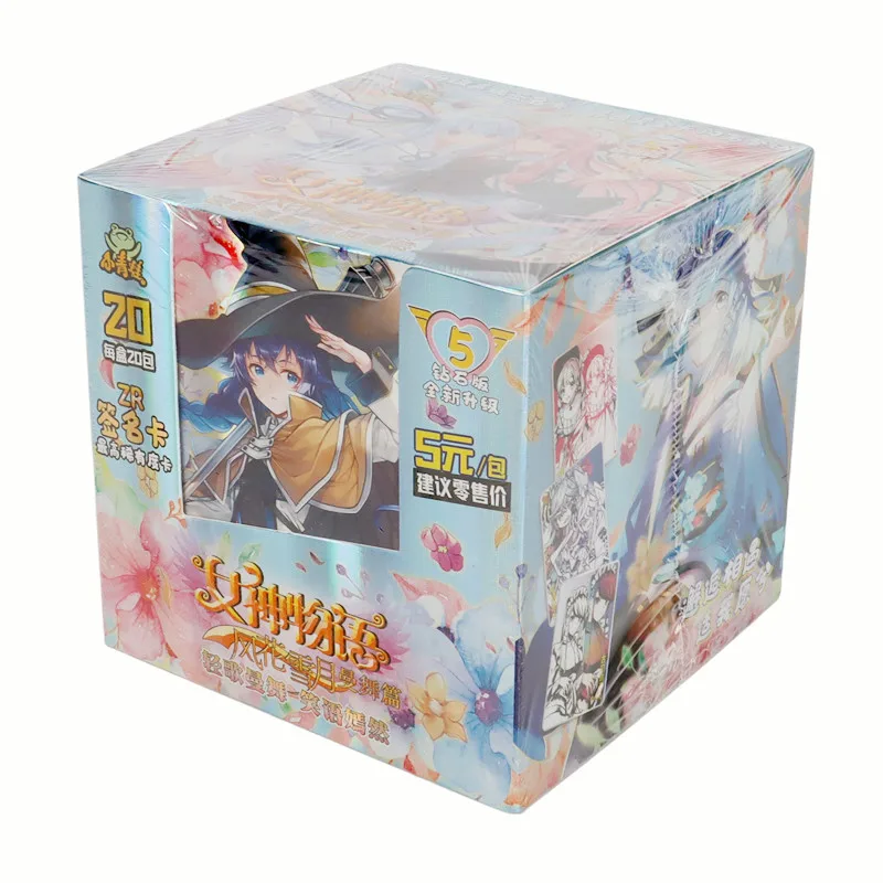 thumbnail image 1 of Diosa Monogatari Flor del viento Nieve jiaoyang Luoshui Capítulo Tarjeta PTR rara Tarjeta de colección de personajes de anime Regalo de juguete para niña, 1 of 5