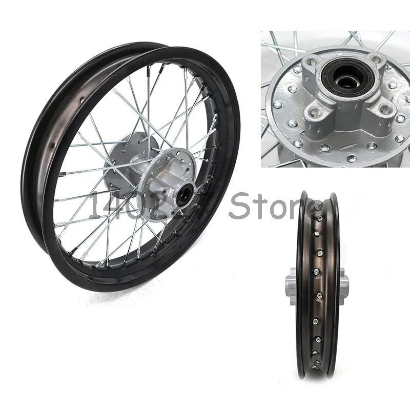 Motorcycle 12 Rear Bike Wheel 17/14 Dirt Bike Wheels CLEO 80/100