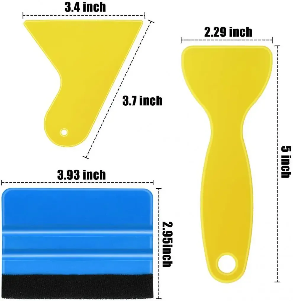 6PCS Small Scraper For Car Window Film Car Vinyl Wrap Tool Kit Glass Cleaning Can Be Used For Mobile Phone Film Accessories