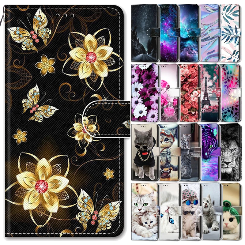 Custodia A Portafoglio In Pelle Per Samsung Galaxy A13 Sm-A137 Flip Cover Na Per Samsung A13 4G A 13 5G A136 A135 Custodia Per Telefono Animale Dipint