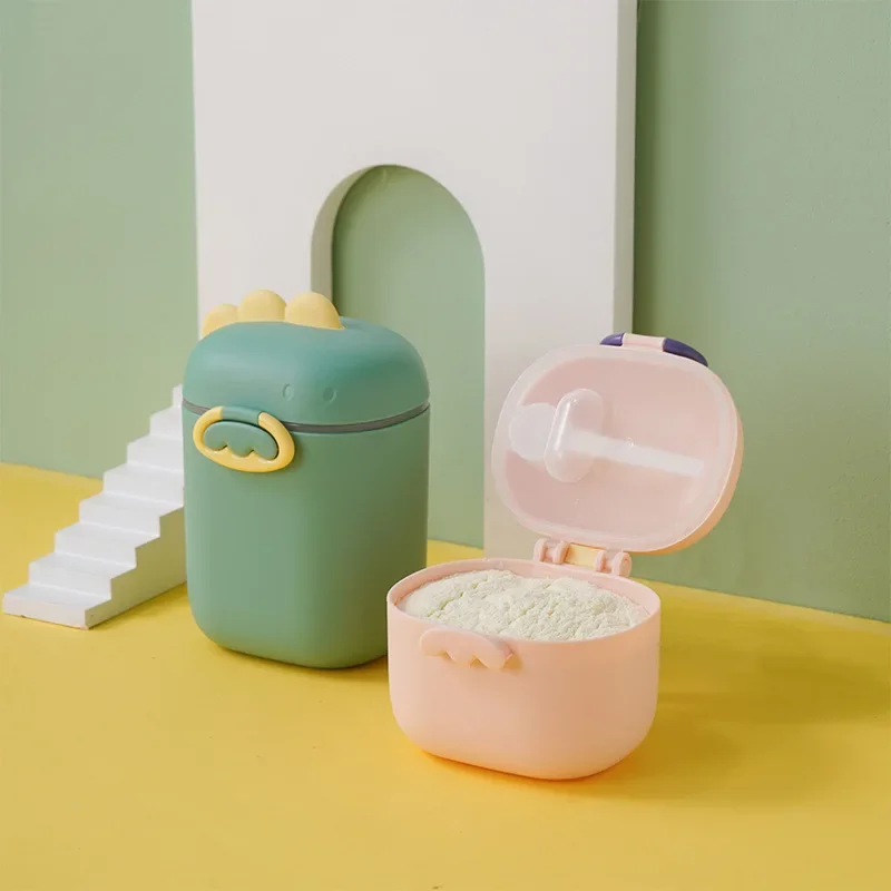 Dinosaur Baby Milk Powder Portable Large Capacity Milk Powder Snack Packaging Storage Can Box copo cosas para bebes