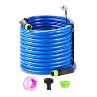 Tuyau d'eau chaude de 30,5 m pour camping-car, tuyau d'eau potable antigel jusqu'à -42,7 °C ℃ , Autorégulation Automatique, Diamè 3