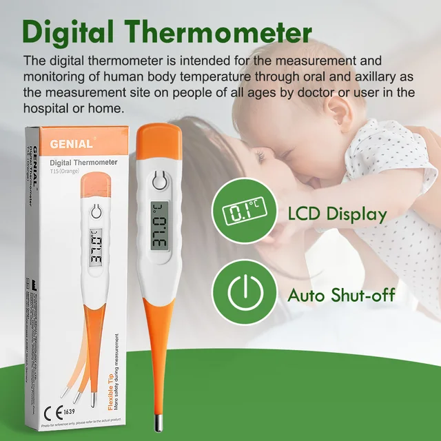 NeoLab Digital-Sekunden-Thermometer Ohne Fühler ? Produktbild-Vorschau 5