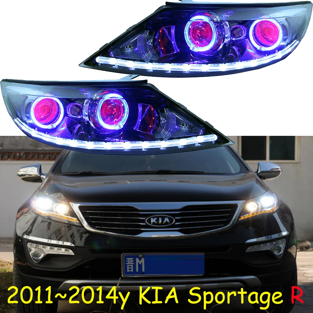 

Автомобильный стайлинг фары для KIA SportageR головсветильник 2011 ~ Y hid ксеноновые автомобильные аксессуары для kia sporstager противотумансветильник