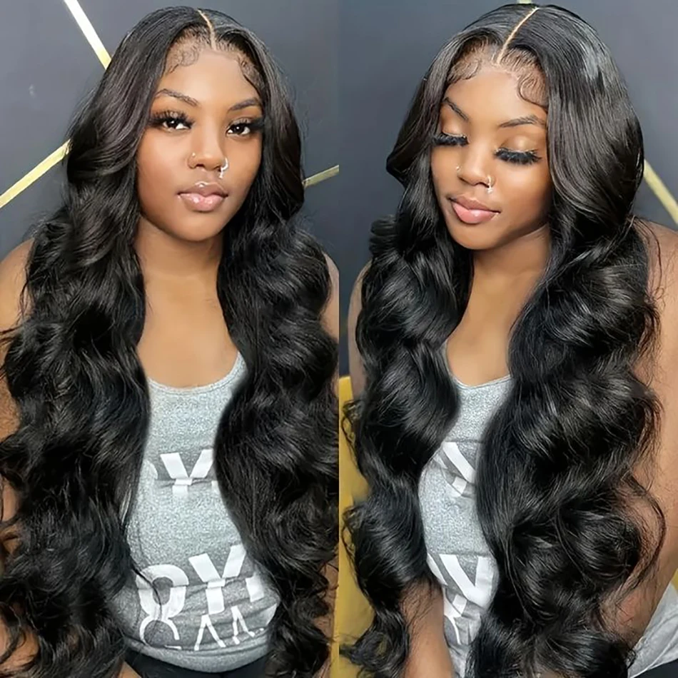 13x6 HD Lace Frontal Human Hair Wigs Body Wave Pre Plucked 13x4 Lace Front Wig Transparent Lace Front Human Hair Wig For Women 4