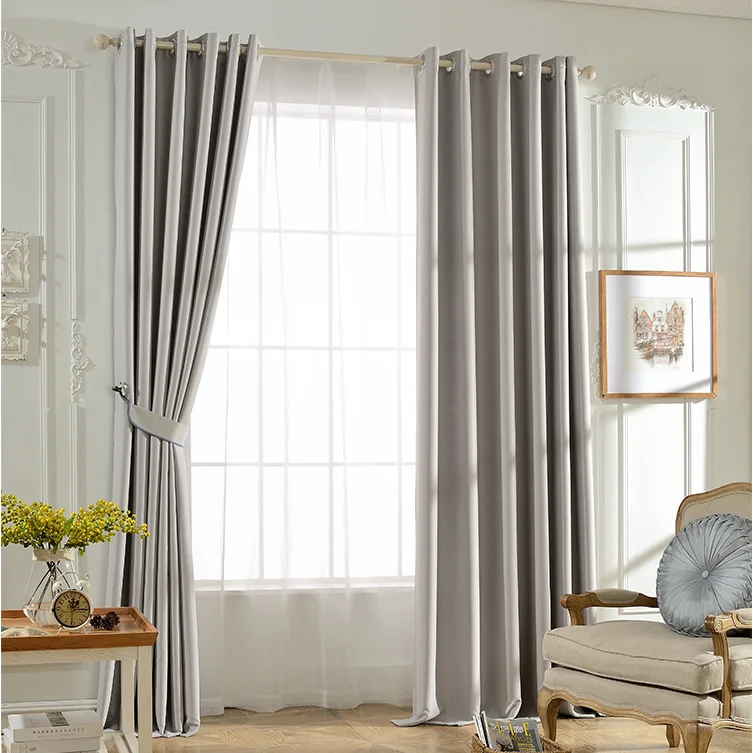 Blackout Curtains Window Curtains Drapes Grommet Top For Living Room Bedroom