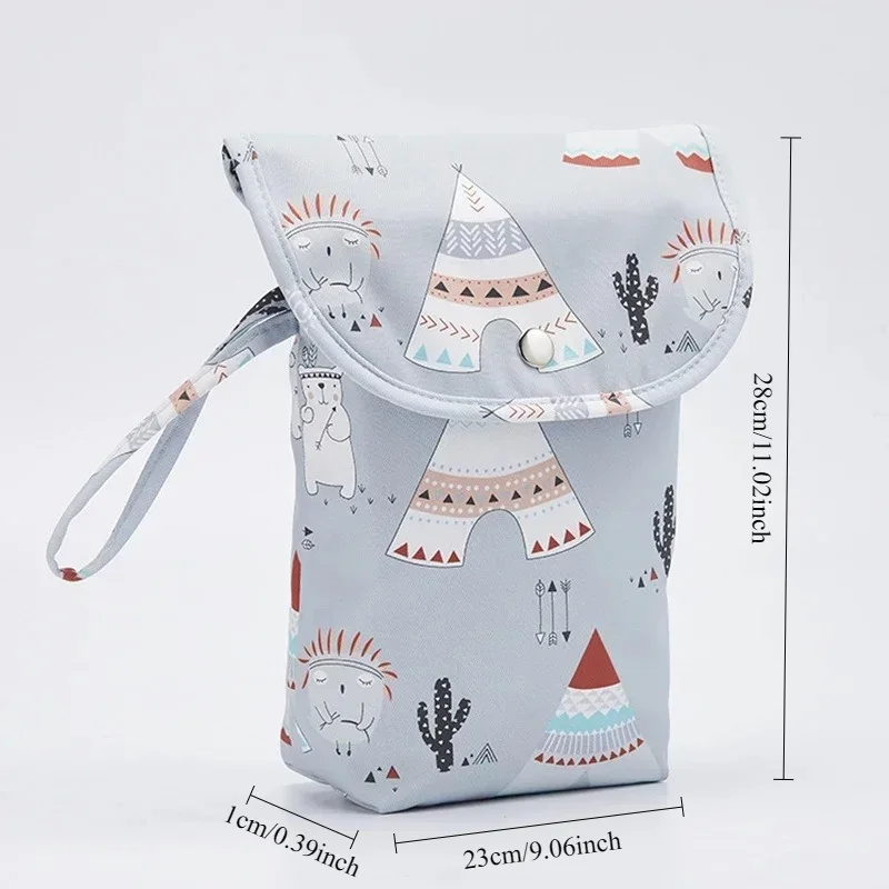 Borsa Organizer per Pannolini, Riutilizzabile e Impermeabile, per Conservazione di Pannolini e Vestiti, Borsa per Mamme - immagine 2