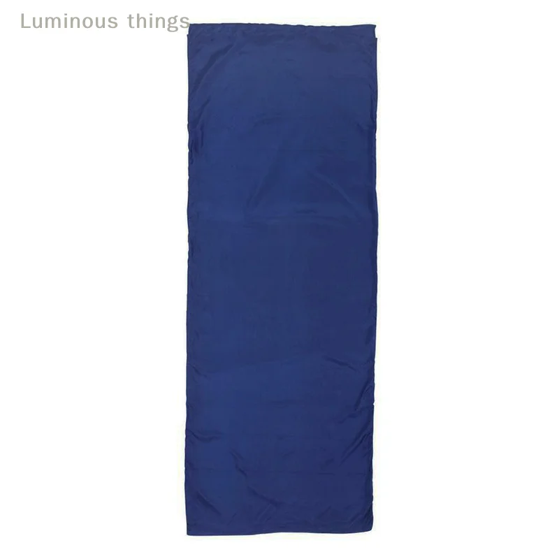 Sleeping Bag Liner Silk Soft with Pillow Pocket Portable Lightweight Camping Travel Sheet for Hotels