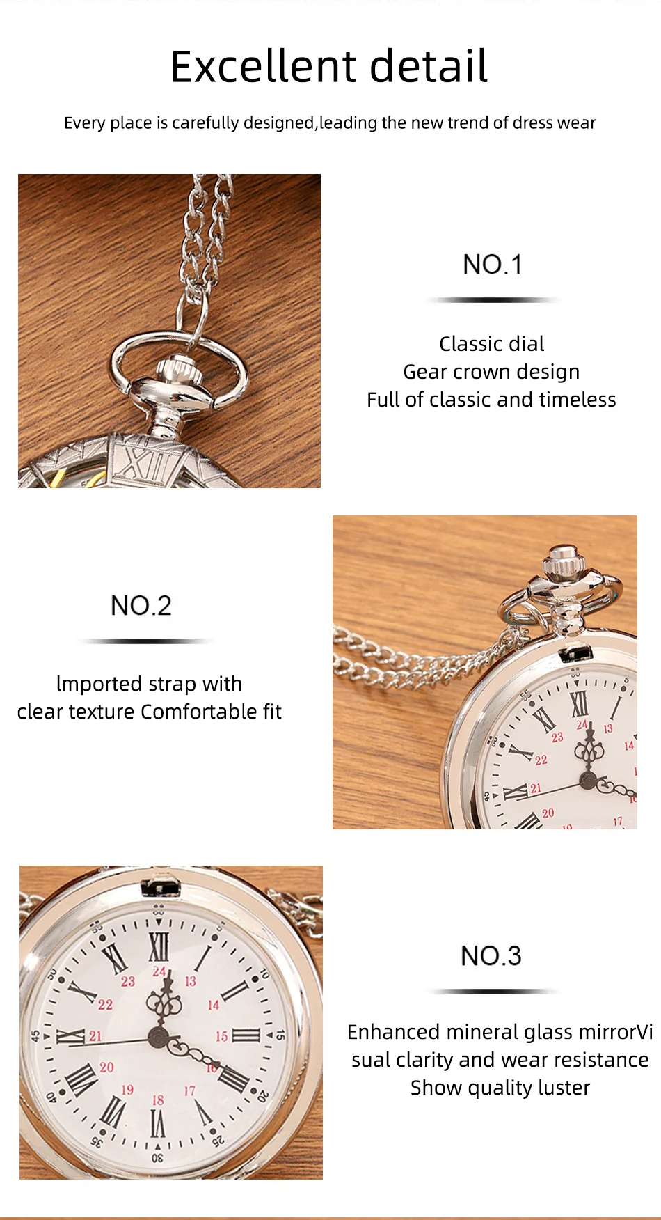 Antique Skeleton Spider Vintage Roman Numerals Quartz Pocket Watch Necklace Pendant Clock Chain Men Women with Chain Gifts