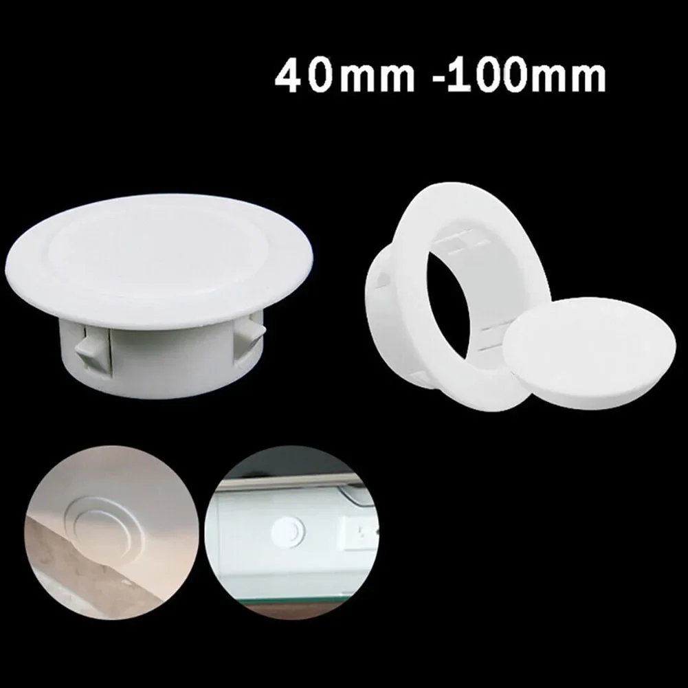 40-100mm Plastic Decorative Air Conditioner Cover Wall Hole Cover Protective Vent Suitable For Air Conditioner Hole Duct
