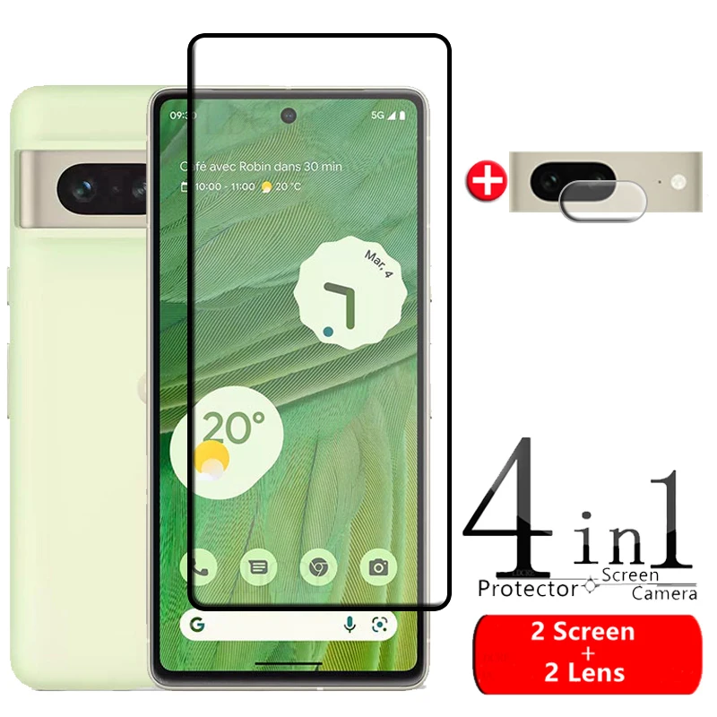 Google Pixel 6a Screen Protector Tempered Glass Screen Protector 4