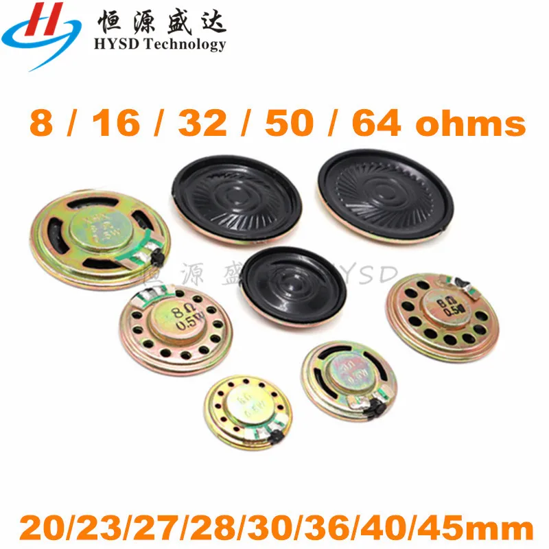 Altoparlante Mini Ultra Sottile 0.5W 8Ohm - Diametro 50mm Per Elettronica, Radio E Progetti DIY - Foto 12