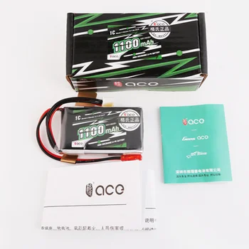 thumbnail image 2 of 7.4V 1100mAh Lithium Battery With USB Charger For H102 TX121 RC Boat Replacement 2 of 10