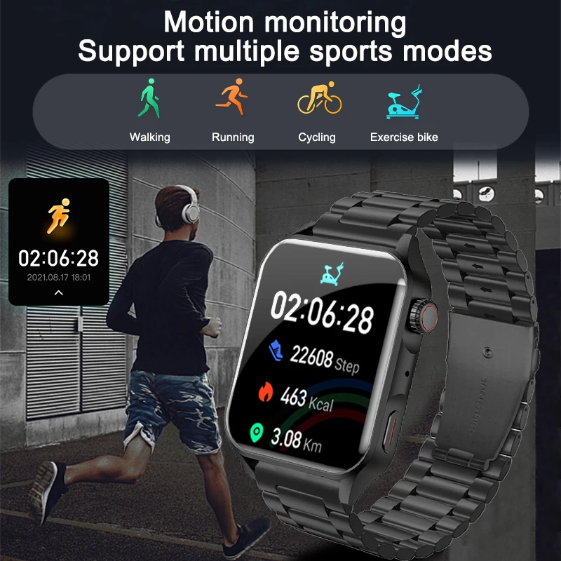 2023 ο Ʈ ġ AMOLED HD ȭ ׻ ÷ ð  ȭ  Smartwatch  ȵ̵