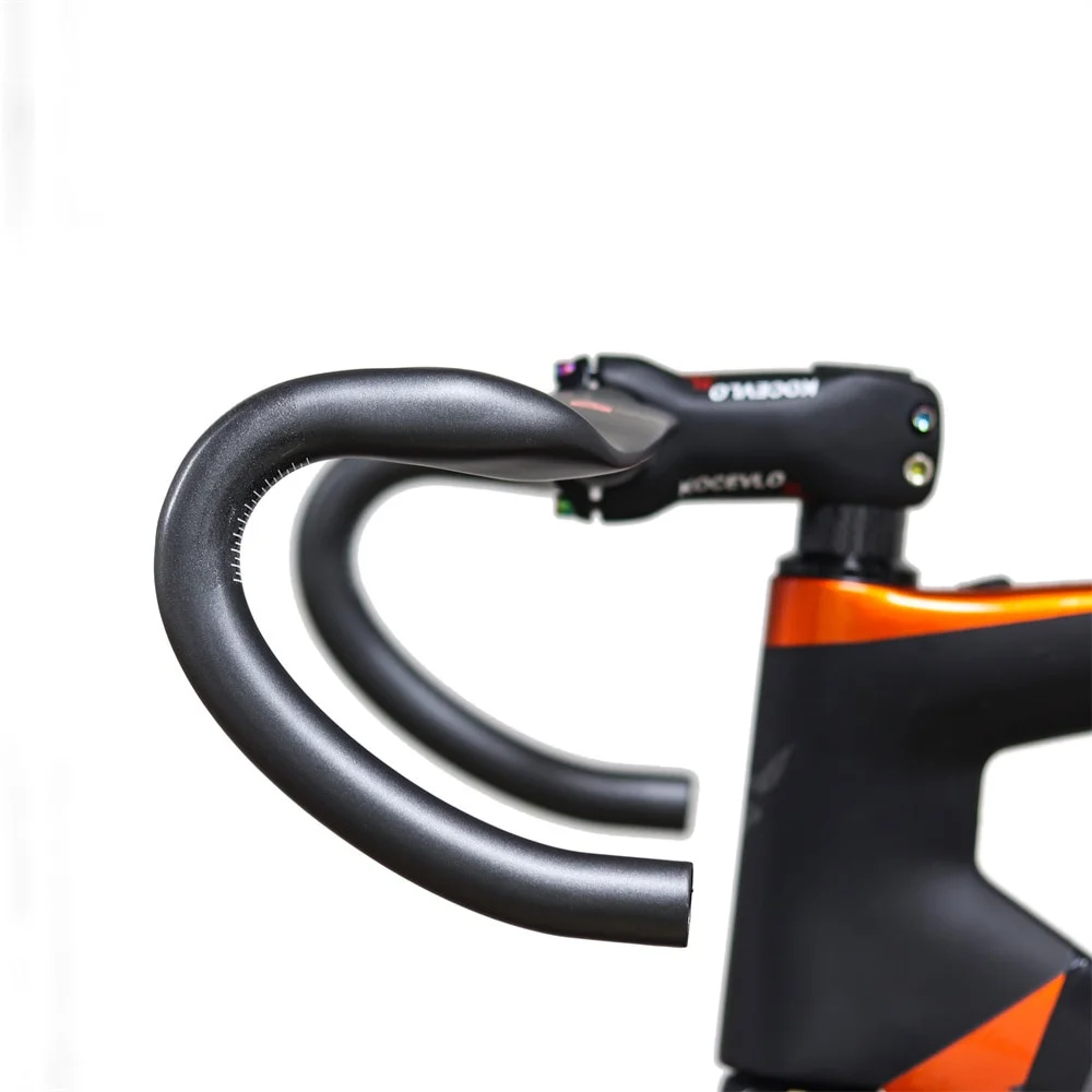 Kocevlo-カーボンファイバーロードバイクハンドルバー,380mm
