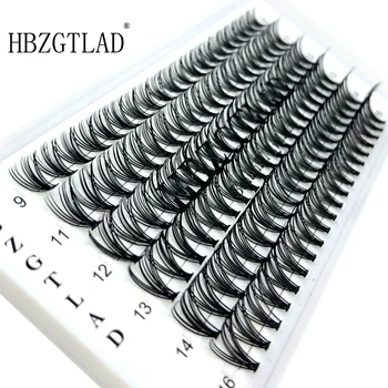 개별 속눈썹 연장 속눈썹 다발, 전문가용 가짜 속눈썹 메이크업, 6 줄 120 클러스터/박스 클러스터, 두꺼운 10/20D