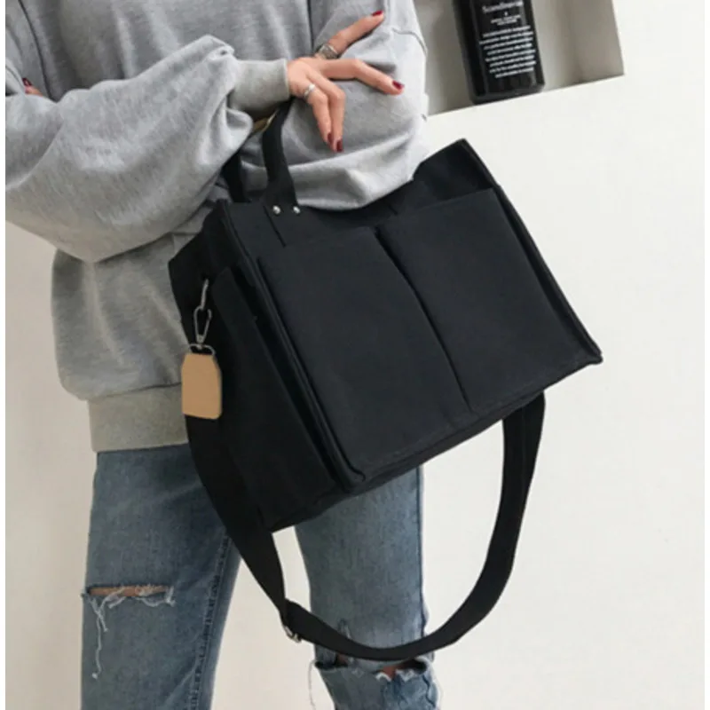 Capacity Shoulder Bag Large One Canvas Crossbody Handbags For Women Casual Multicolored High-Quality Messenger Versatile Luxury
