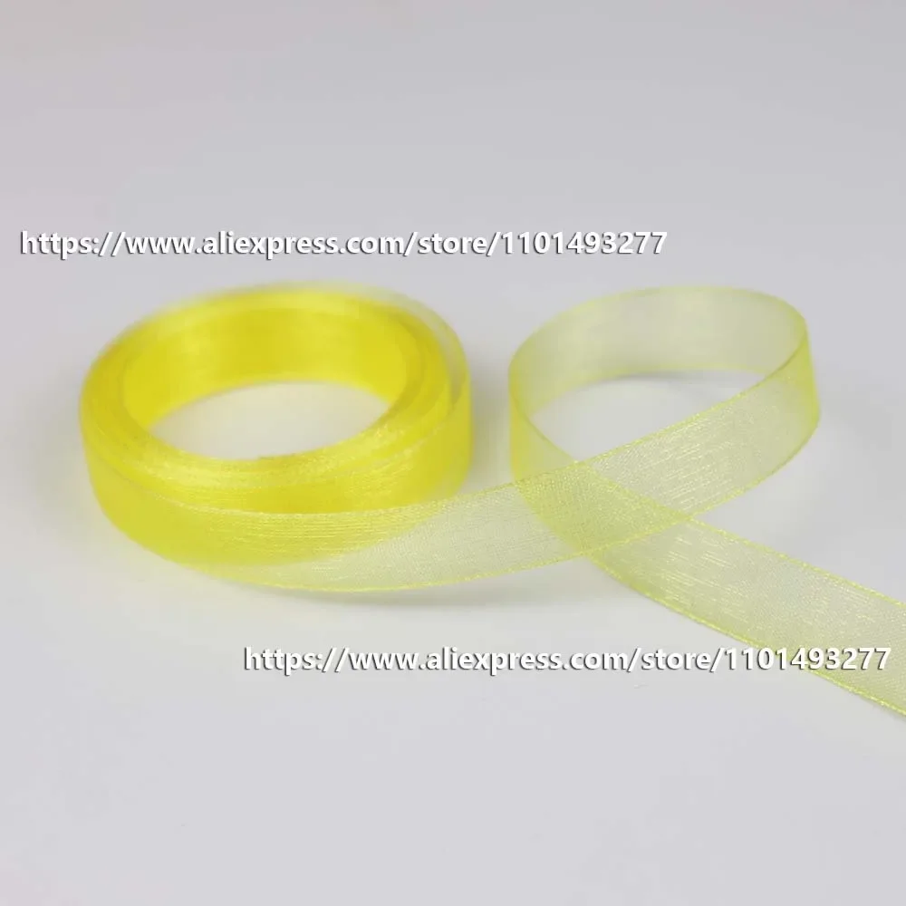 5 Yards Organza Ribbon for Gift Wrapping and Crafting