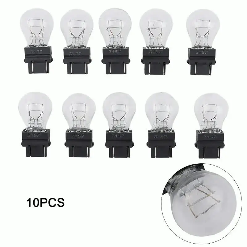 Wattstar Lot De 2 Ampoules LED 3157 Rouges - Feux De Freinage Et Clignotants 9-24V, Compatible 3157NA 3457 4157