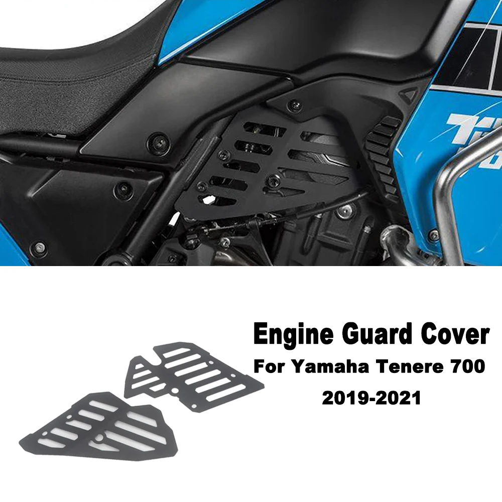 

Новинка, аксессуары для мотоциклов Yamaha T7 Tenere 700 ралли 2019-2021, защитная крышка двигателя, комплект мусорных откидных клапанов
