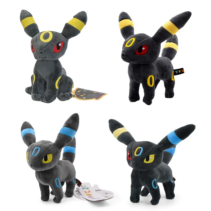 Kawaii Pokemon Umbreon Peluche Seduto In Piedi Lucido Umbreon Espeon Leafeon Anime Bambole Di Pezza Giocattoli