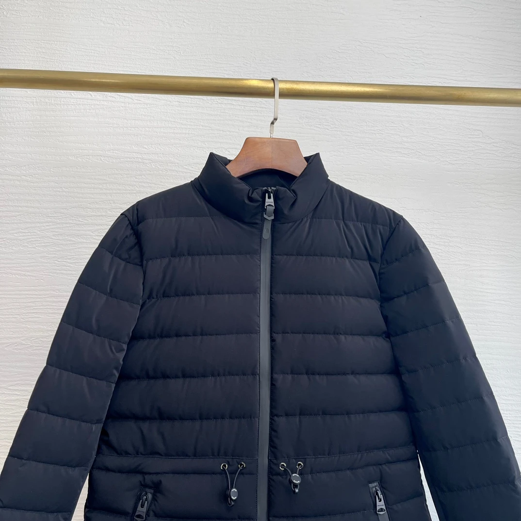 High Quality Black Long Sleeve Down Jacket