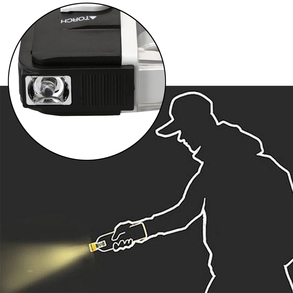 Ultra Violet LED Flashlight Inspection Lamp Torch UV Lamp for Money Detector Bank Note Passport Checker