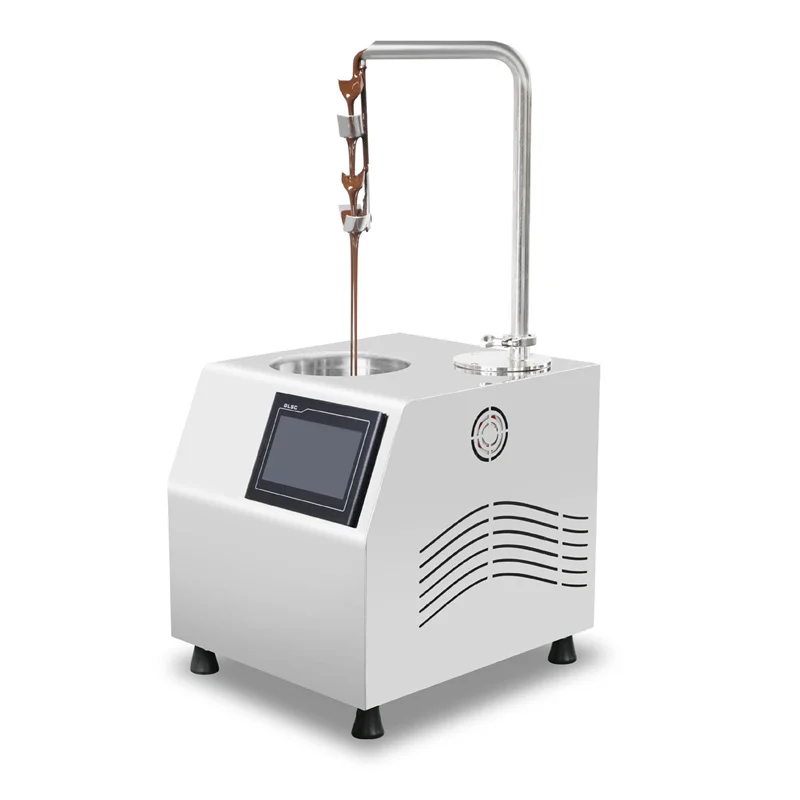 Electric Chocolate Melting Machine 5 Liters Oily Chocolate Tempering Machine With Touch Screen Stainless Steel