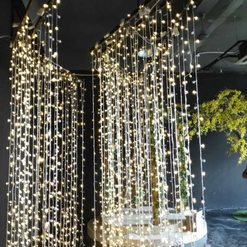 Outdoor LED Icicle String Fairy Lights Christmas Decorations for Garden Home decor Wedding Curtain Street Lights 6x3/3x3/3x1m