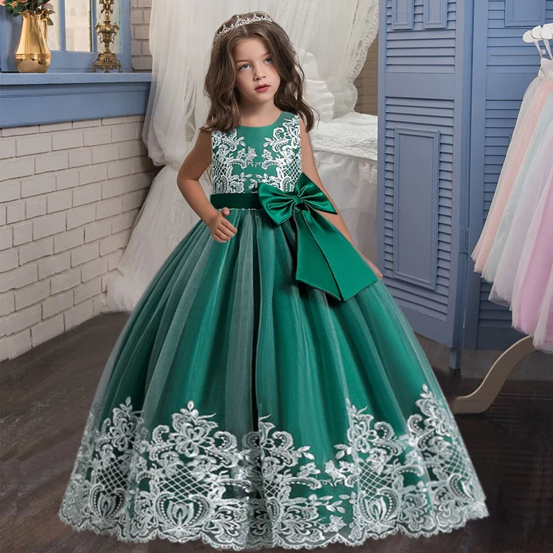 Girls Princess Dresses,Lace Embroidery Short Sleeve Tutu Tulle Dress  Birthday Party Wedding Pageant Bridesmaid Christmas Evening Ball Prom Gown  Dresses Girl 3-12 Years 