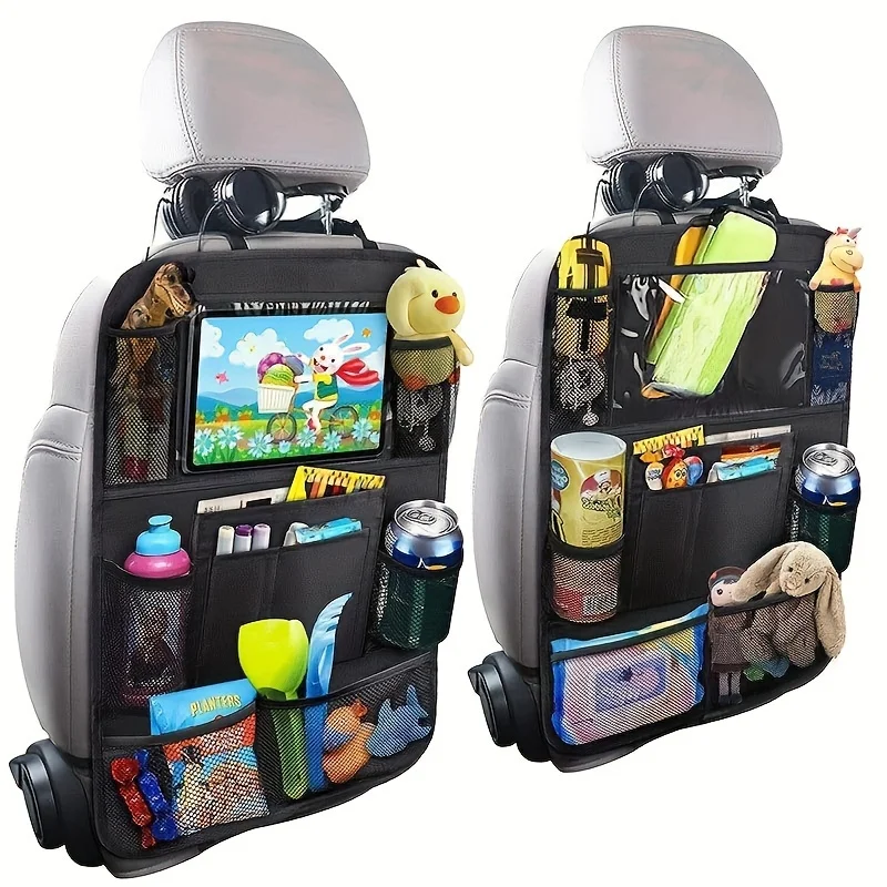 1 pc-General Motors seat backrest storage bag with cup holder and foot mat-Travel accessories and convenience car accesso
