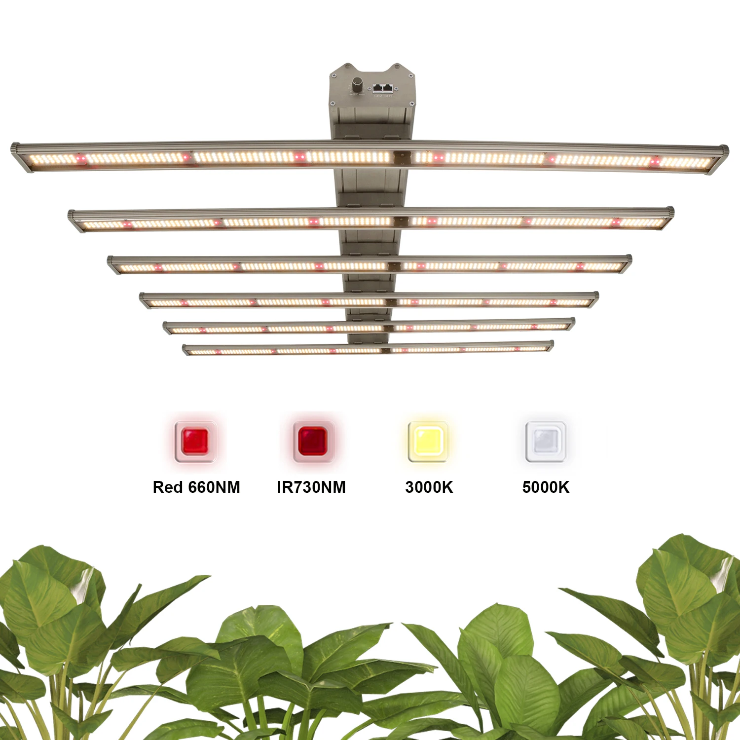 650W Dimmerabile Led Coltiva La Luce Con Samsung Lm281B + Chip Pianta A Spettro Completo Piante Da Interno Veg Flower Seeds Serra Idroponica