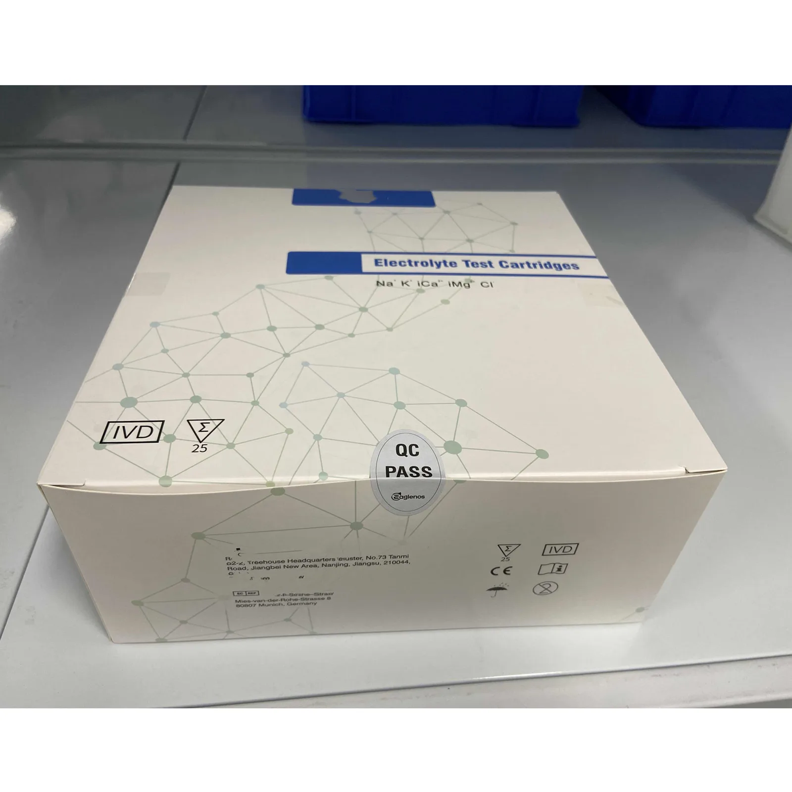 New Dry Hand Hold Mini Fully Automatic Clinic and Hospital Laboratory Electrolyte Analyzer Tests 25pcs Per Box