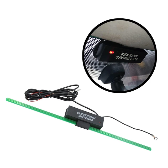 Antenna Radio elettronica per auto parabrezza auto AM FM Antenna Radio  Antenna amplificatore di segnale Booster 12V Antenna universale Booster -  AliExpress