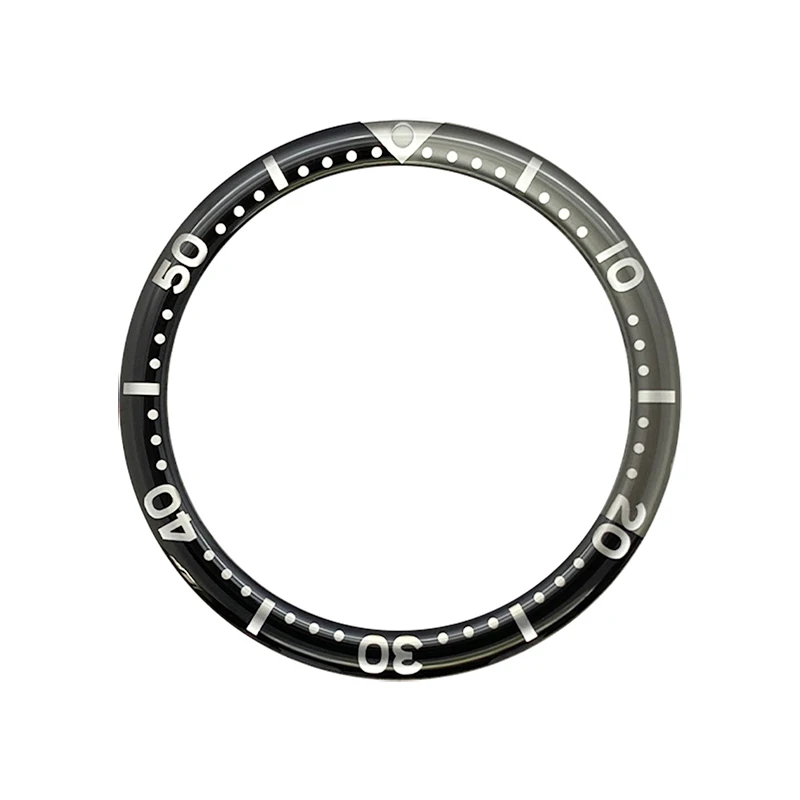 Flat Resin Aluminium Watch Bezel Insert