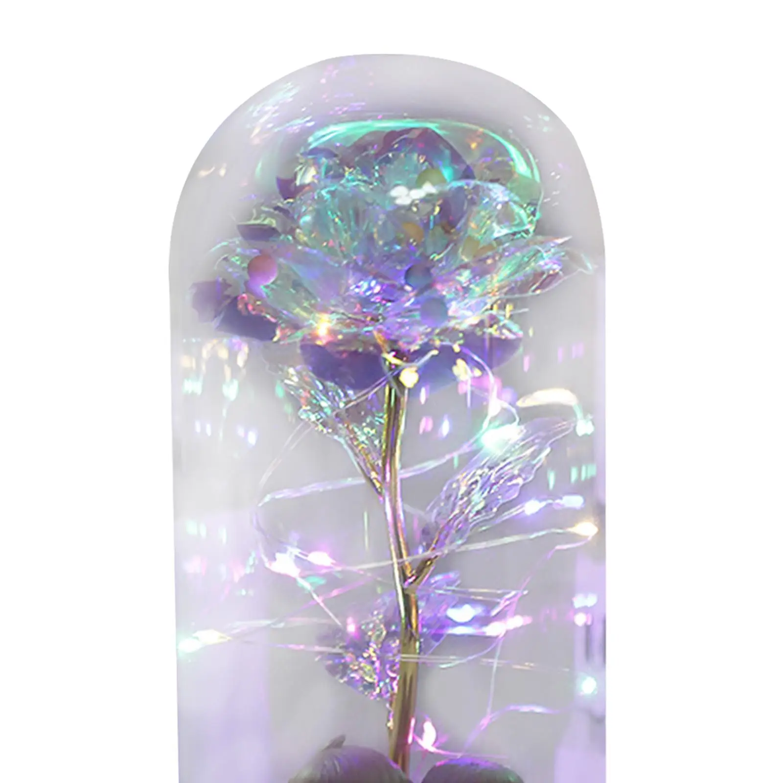 Preserved Rose Flower Romantic Love Rose for Grandma with Led Lights Valentines