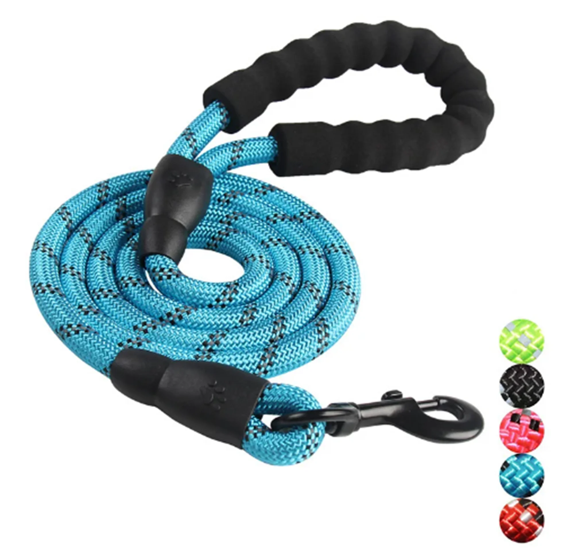 

Reflective Durable Large Dog Leash Medium Big Dog Collar Leashes Strong Training Running Lead Rope For Labrador Rottweiler