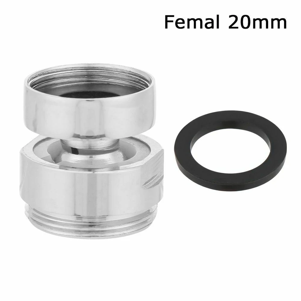 360 Degree Adjustable Swivel Aerator Faucet Connector Femal 16/18/20/22/24mm To Male 22mm Tap Adapter Aerator Connector