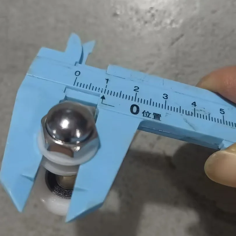 Langlebige Rollen für Duschräume, Kabinen, Riemenscheibe, Duschraumrolle/Läufer/Räder/Riemenscheiben, Durchmesser 25 mm/27 mm – Detail 14