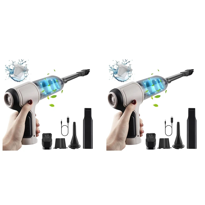 

2 шт., автомобильный беспроводной пылесос, 120 Вт, 9000 Па