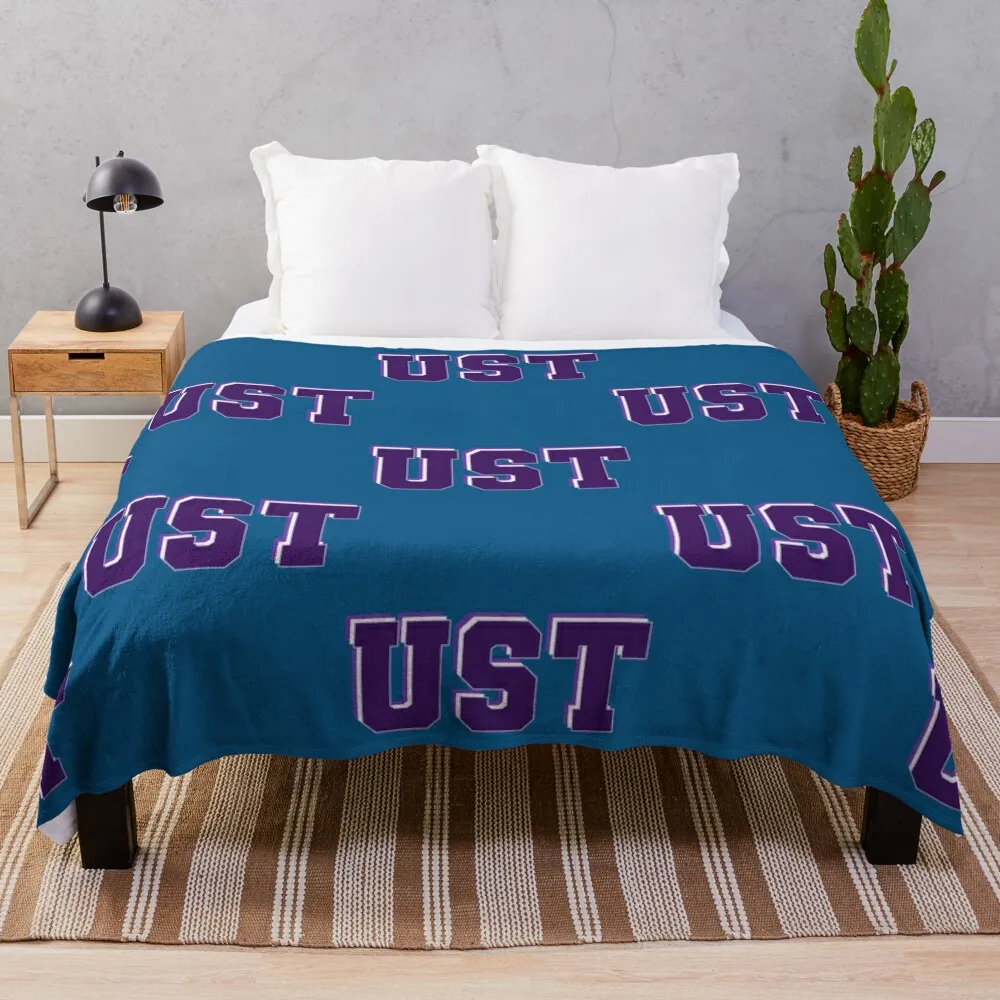 University Of St. Thomas Ust Coperta Da Tiro Soffici Designer Letti Invernali Coperte
