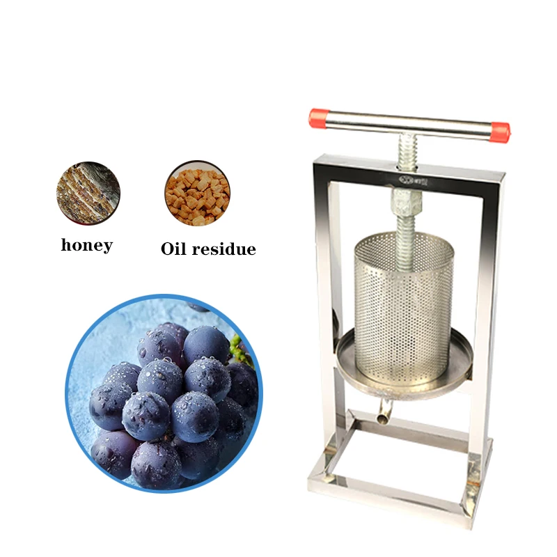 Honey Squeezer Manual Household Wine Watermelon Tomato Juicer 304 Stainless Steel Oil Press Lemon Sugar Cane Pomace Separator рок wm dope lemon honey bones coloured