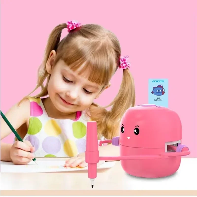 Intelligence Kids Drawing Robot Technology Automatic Painting Robot Learn To Draw Art Training Machine Toys Artist Gift
