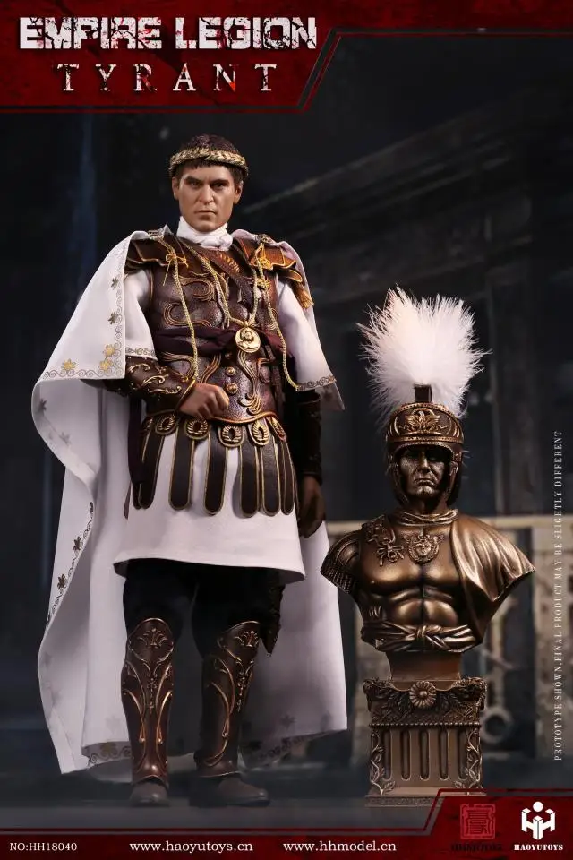 Hhmodel X Haoyutoys Hh18040 1/6 Imperial Legion Tyrant Purple Gold Deluxe Edition Set Completo 12 ''Action Figures Body In Stock