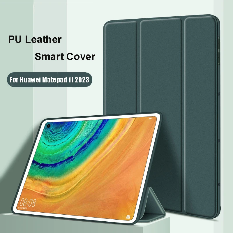 Capa Protetora de Suporte Inteligente para Huawei Matepad Pro 11 Air 11.5 10.8 Honor v8 m5 Lite 10.1 m5 Wake up Funda Novo