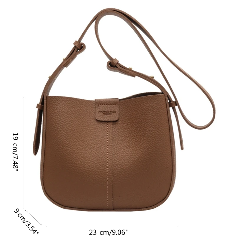 2024 New Bucket Bag with Small Purse Large Capacity Solid Color Crossbody Bag for Women