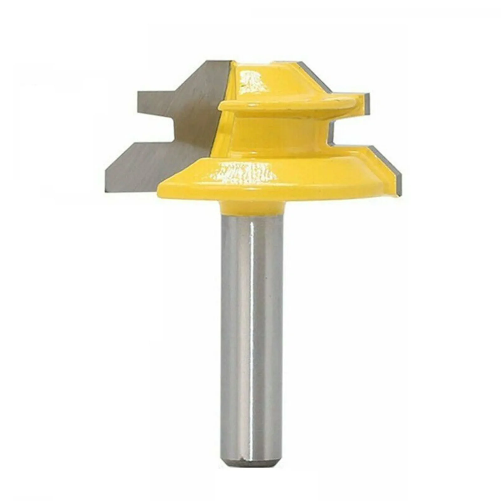 

8mm Shank Router Bit Trimmer Milling Joint Carbide Alloy Milling Cutter 45 Degree Lock Miter Joint Woodworking Cutting Tool