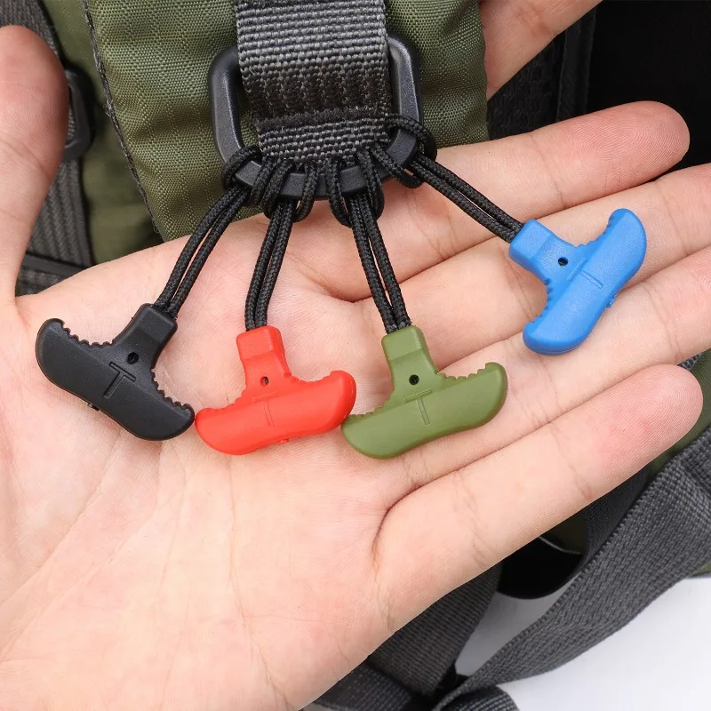 T Shape Zipper Puller 10/1Pcs Colorful Replacement for Clothing Travel Bag Suitcase Backpack Tent Fixer Practical zipper puller