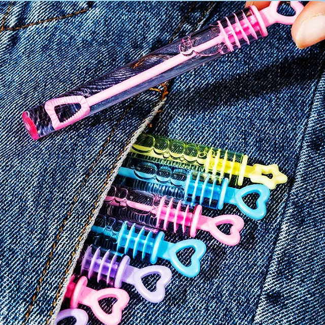 Mini jouet Tube vide à bulles mignonnes, 10 à 30 pièces, cadeaux d'anniversaire pour enfants, cadeaux scolaires, Souvenirs pour invités de mariage, récompenses Pinata pour enfants 2